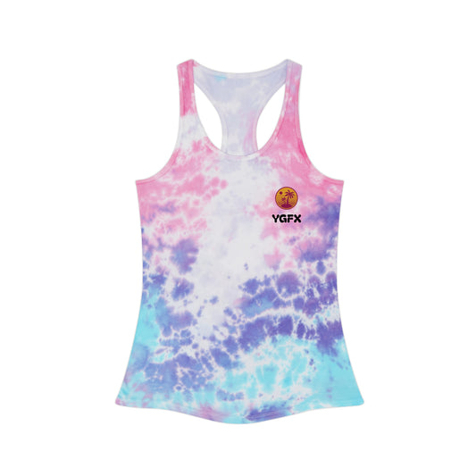Colorful Fox Tie Dye Racerback Tank Top, Boho Summer Style, Cute Animal Apparel, Festival Wear, Eco-Friendly Activewear, Gift for [...]